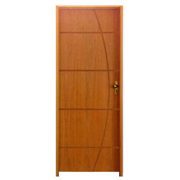 Kit Porta De Madeira Semi-oca Belíssima 5 Rodam Padrão Imbuia