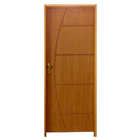 Kit Porta De Madeira Semi-oca Belíssima 6 Rodam Padrão Imbuia