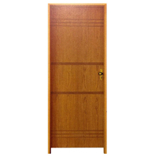 Kit Porta De Madeira Semi-oca Belíssima 7 Rodam Padrão Imbuia