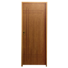 Kit Porta De Madeira Semi-oca Belíssima 9 Rodam Padrão Imbuia