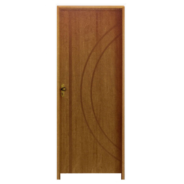 Kit Porta De Madeira Semi-oca Concept 10 Rodam Padrão Imbuia