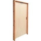 Kit Porta De Madeira Semi-oca Lisa Rodam Mescla - Lado Esquer