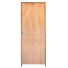 Kit Porta De Madeira Semi-oca Lisa Rodam Padrão Curupixá - La