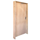 Kit Porta De Madeira Semi-oca Lisa Rodam Padrão Curupixá - La