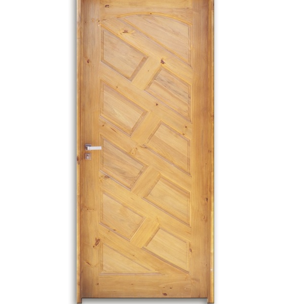 Kit Porta De Madeira Spazio Eco 2,10 X 0,82 Esquerda Linha Uni