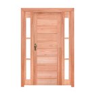Kit Porta De Madeira Vitrô Direita 156cmx213cmx12cm Pe30 Esel
