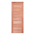 Kit Porta de Madeira Vitrô Esquerda 110cmx213cmx12cm  PE30 Es