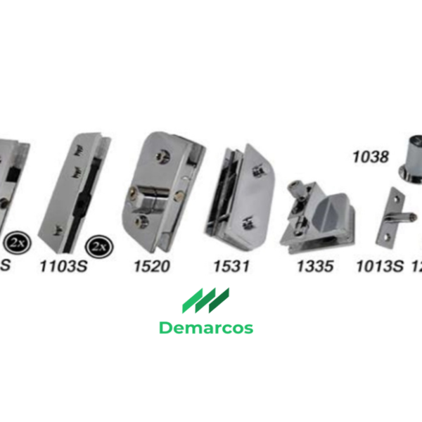 Kit Porta Dupla Em Vidro Temperado Blindex - Completo