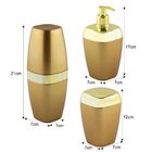 Kit Porta Escova Algodão Sabonete Líquido Lavabo Luxo - Doura
