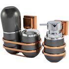 Kit Porta Escova Sabonete Algodão Com Suporte Fixação Ventosa