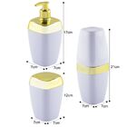 Kit Porta Escova Sabonete Líquido Algodão Dourado Luxo - Bran