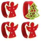 Kit Porta Guardanapo Feltro Decorado Natal Anjo E Pinheiro Ve