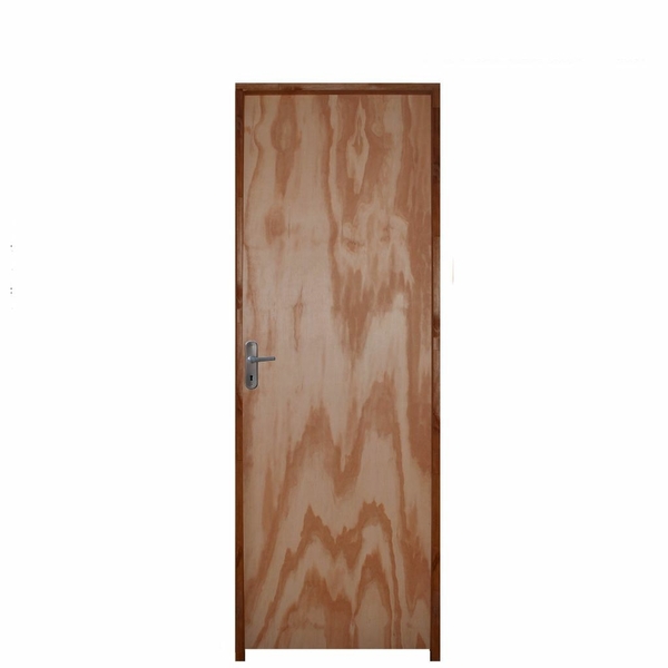 Kit Porta Lisa De Madeira Mescla 60 X 2.10 Batente Ecológico
