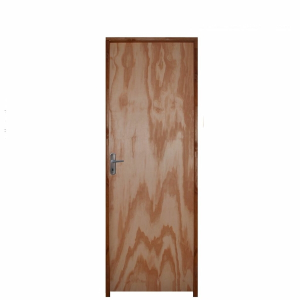 Kit Porta Lisa De Madeira Mescla 60 X 2.10 Batente Ecológico