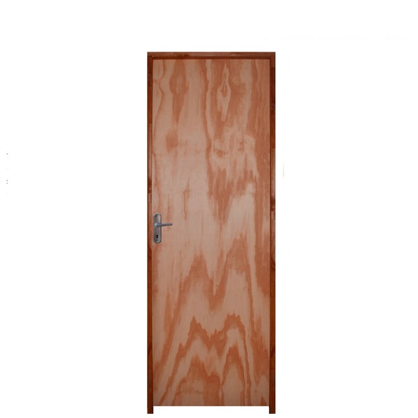 Kit Porta Lisa De Madeira Mescla 70 X 2.10 Batente Ecológico