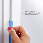 Kit Porta de Madeira de Giro Direito e Esquerdo Grafite 210x100cm com Batente 12 a 19cm Vivace Plus Artens