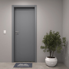 Kit Porta de Madeira de Giro Direito e Esquerdo Urban 210x60cm com Batente 12 a 19cm Vivace Plus Artens