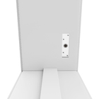 Kit Porta de Madeira Pivotante Direito e Esquerdo Bianco 230x100cm com Batente 12cm Vivace Plus Artens