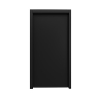 Kit Porta de Madeira Pivotante Direito e Esquerdo Nero 210x110cm com Batente 12cm Vivace Plus Artens