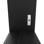 Kit Porta de Madeira Pivotante Direito e Esquerdo Nero 210x80cm com Batente 12cm Vivace Plus Artens