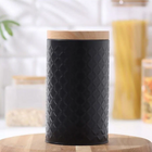 Kit Porta Mantimento De Lata Com 4 Potes Para Cozinha E Casa