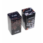 Kit Porta Mantimento Pote Café E Açúcar 2 Latas Organizadora