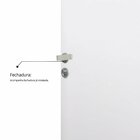 Kit Porta Melamínica Lisa Semi-oca Mdf Regulável 2 Lados 215x