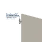 Kit Porta Módulo Canto Reto 119,5cm Frame Cabecasa Madeiramad