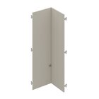 Kit Porta Módulo Canto Reto 119,5cm Frame Cabecasa Madeiramad