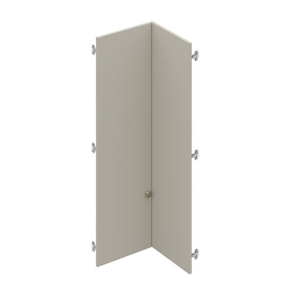 Kit Porta Módulo Canto Reto 119,5cm Frame Cabecasa Madeiramad