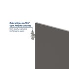 Kit Porta Módulo Canto Reto 119,5cm Frame Cabecasa Madeiramad
