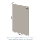 Kit Porta Módulo Canto Reto 59,5cm Frame Cabecasa Madeiramade