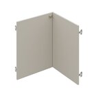 Kit Porta Módulo Canto Reto 59,5cm Frame Cabecasa Madeiramade