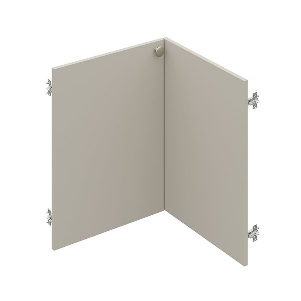 Kit Porta Módulo Canto Reto 59,5cm Frame Cabecasa Madeiramade