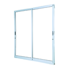 Kit de Porta Montada de Correr Lisa de Alumínio 2,15x2,00m 3A Alumínio