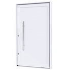 Kit de Porta Montada Pivotante Decorada de Alumínio 2,25x1,30m Lucasa Premium