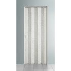 Kit Porta Montada Sanfonada Lisa de PVC Plast Porta 2,10x0,96m BCF