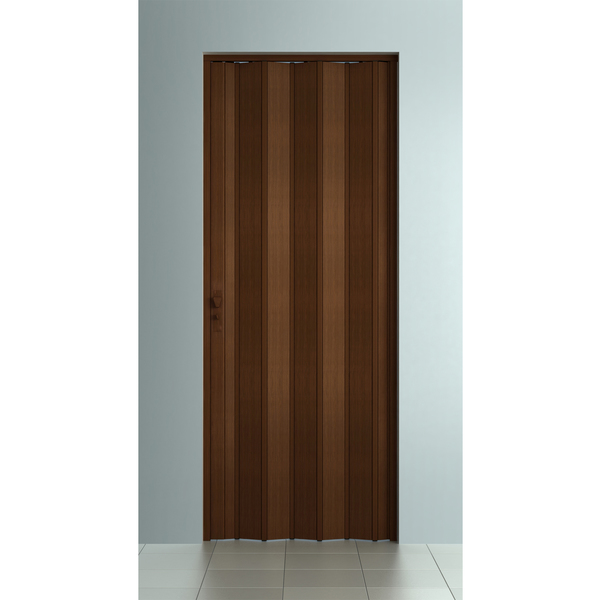 Kit Porta Montada Sanfonada Lisa de PVC Plast Porta 2,10x0,96m BCF