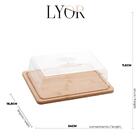 Kit Porta Pães Queijeira Manteigueira Porta Bolo Tampa Mesa P