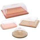 Kit Porta Pães Queijeira Manteigueira Porta Bolo Tampa Mesa P