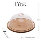 Kit Porta Pães Queijeira Manteigueira Porta Bolo Tampa Mesa P