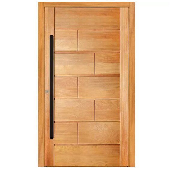 Kit Porta Pivotante 110x215cm Belga Tauari Mapaf Marrom Claro