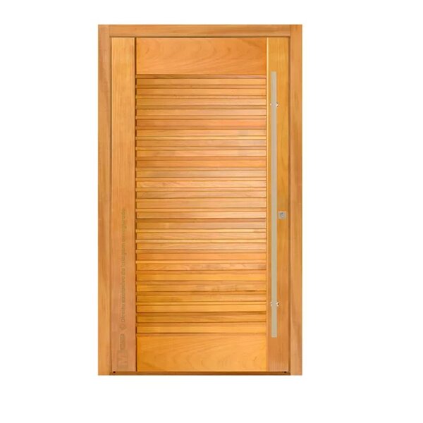 Kit Porta Pivotante 118x215cm Suica Tauari Mapaf Marrom Claro