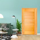 Kit Porta Pivotante 118x215cm Suica Tauari Mapaf Marrom Claro