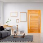 Kit Porta Pivotante 120x215cm 3b Tauari Mapaf Marrom Claro