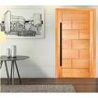 Kit Porta Pivotante 128x215cm Belga Tauari Mapaf Marrom Claro