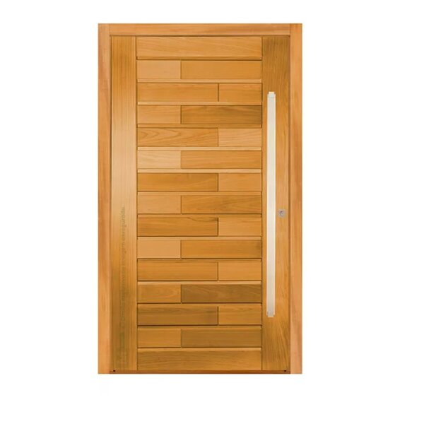 Kit Porta Pivotante 128x215cm Roma Tauari Mapaf Marrom Claro