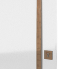 Kit Porta Pivotante de Vidro Nox Branco Direito e Esquerdo