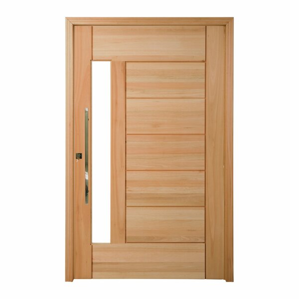 Kit Porta Pivotante Maciça De Eucalipto 214x107x14cm Pm76 Lir