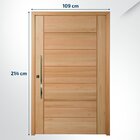 Kit Porta Pivotante Maciça De Eucalipto 214x109x14cm Pm58 Qua